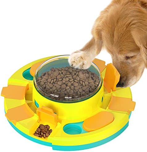 צעצועי פאזל KADTC לשעמום כלבים ומגרה נפשית, מתקן מזין מזון איטי, שמור על עסוק, החלף קערת חיות מחמד,