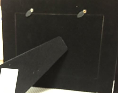 מערבולת מצופה שחור וכסף קווים כפולים מסגרת תמונה 5x7 מאת ג'וליאנה
