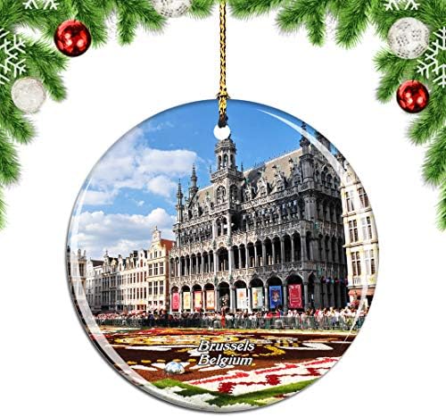 Weitino Belgium Grand Place Brussels חג המולד חג המולד עץ קישוט קישוט