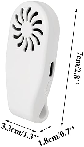 Giligege מאוורר לשימוש חוזר נייד לקליפ פנים בקיץ ספורט לביש קירור אוויר מסנן אוויר USB פליטה אישי מעריצי