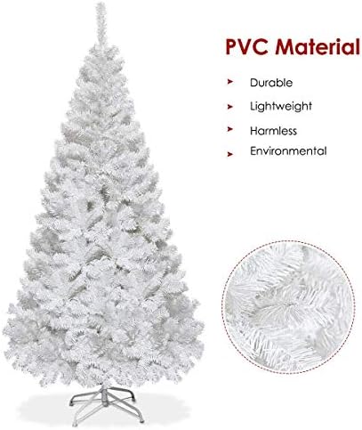 עץ חג המולד של PVC מלאכותי של 8 מטרים עם מעמד מקורה בחוץ
