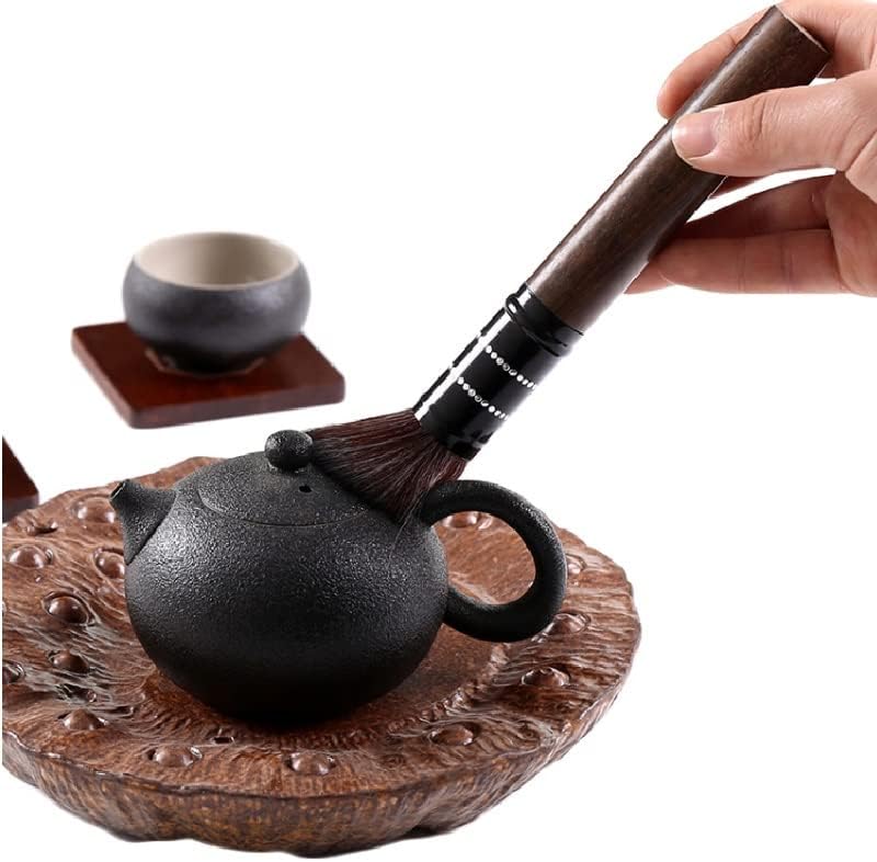 פליז Mgwye שישה ג'נטלמן קונגפו קונגפו אביזרים טקס תה יפני להכנת תה כלים שטיפת תה מחזיק תה כף