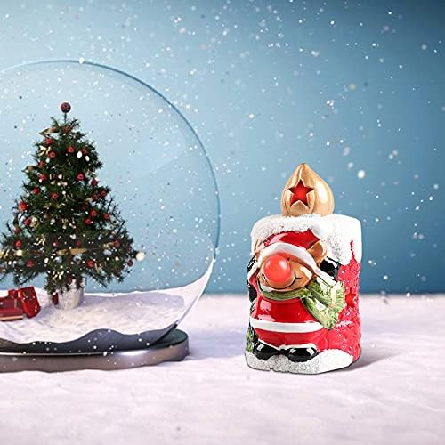 שיוס 2022 קישוטי נר קטן איש נייד יצירתי מנורת ישן שמן חג המולד אור שלג חג המולד בית תפאורה סויה בעבודת