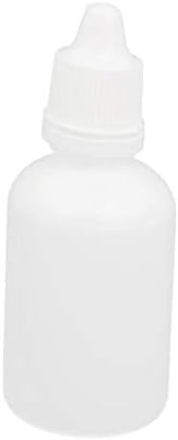 X-DREE 100 מל 125 ממ גובה PE טפטפת סחיטת פלסטיק נשירה עגולה לבקבוק לבן (100 מל 125 ממ PE פלסטיקה קונטגוצ'ה