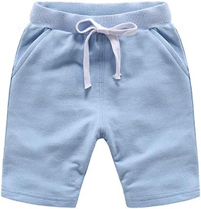 דינג דונג תינוק פעוט ילד ילד קיץ מוצק כותנה מכנסיים קצרים