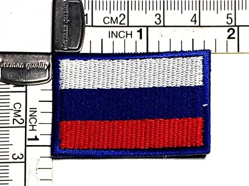 קליינפלוס 3 יחידות. 1.1 על 1.6 אינץ'. מיני המדינה רוסיה דגל תיקון לאומי דגל תיקוני עבור עשה זאת בעצמך