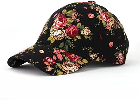 ג ' ואן פרחוני הדפסת בייסבול כובע מתכוונן כותנה בד אבא כובע כובעים לנשים