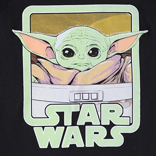 מלחמת הכוכבים בנים חולצת טריקו קלאסית תינוקת יודה בנים חולצת שרוול ארוך - דארת 'ויידר, C3PO, תינוק יודה