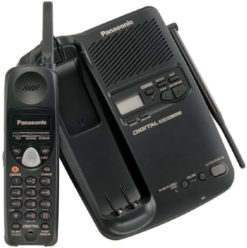 Panasonic KXTC1503B 900 MHz טלפון אלחוטי דיגיטלי עם מכשיר מענה