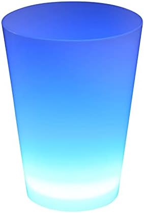 ספל זכוכית וינטג 'למסיבה מקורה 4.5 מל מסיבות כיף כוסות אירועים 12 oz עם נוזלים פלורסנטית זכוכית חיצונית