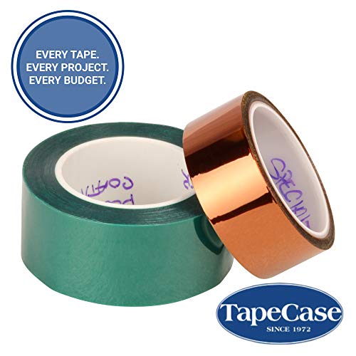 TapeCase M-10.5 X 72YD ירוק פוליאסטר/קלטת דבק סיליקון, אורך 72 yd, 10.5 רוחב