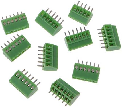 ONVAS ONVAS 10 PCS 2PIN -10PIN בורג PCB BLOCKS מסוף BLOCKS CONNECTER 2.54 ממ המגרש -