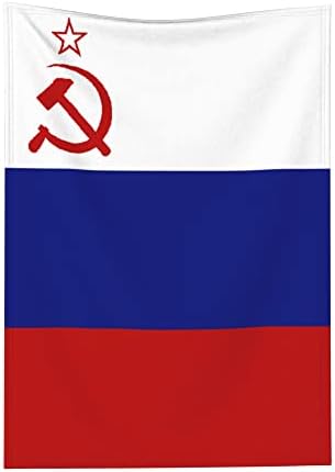 QG ZZX דגל רוסי שמיכה לתינוקות לבנים שמיכת עריסה שמיכת עגלת עריסה