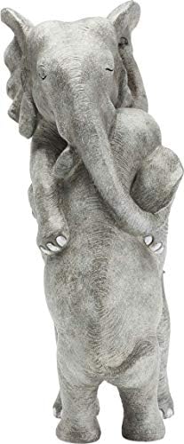 Kare Elephant Hug Deco פסלון, רב צבעוני, 36 x 22 x 15 סמ, 61603