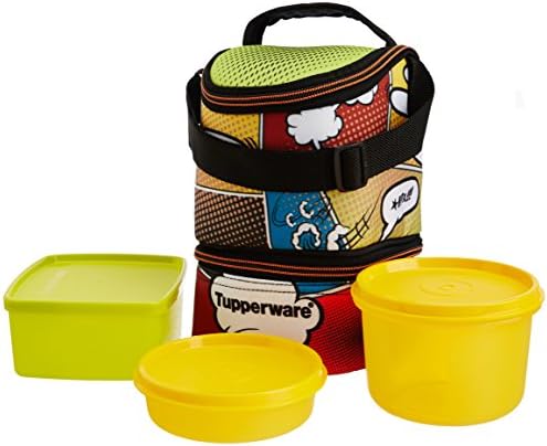 Tupperware טרנדי מגניב N ארוחת צהריים עם תיק