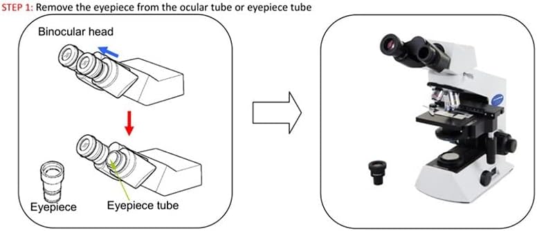 מיקרוסקופ אביזרי 0.37 איקס 0.5 איקס 0.75 איקס מיקרוסקופ מצלמה עינית הפחתת מתאם מעבדה מתכלה