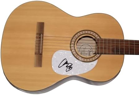 כריס יאנג חתם על חתימה בגודל מלא פנדר גיטרה אקוסטית ב/ ג 'יימס ספנס אימות ג' יי. אס. איי. קוא - מוזיקת