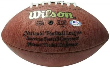 טוני היל חתום על חתימה NFL כדורגל עור רשמי של דאלאס קאובויס PSA/DNA - כדורגל חתימה