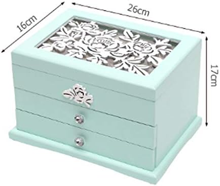 קופסת תכשיטים של XJJZS, עיצוב חלול, מרקם אלגנטי ועדין, עבה, המשמש לאחסון תכשיטים