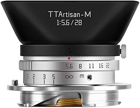 טטריסאן מ '28 מ' ו5. 6 מסגרת מלאה צמצם גדול עדשת מצלמה רחבה זווית עם מכסה עדשה תואם עם מצלמה הר מ 'לייקה