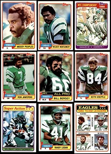 1981 Topps Philadelphia Eagles כמעט צוות צוות שלם של פילדלפיה איגלס NM/MT Eagles