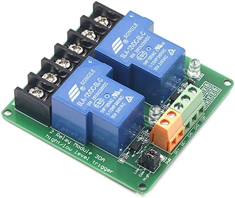 Gibolea 2-Way 30A High and Low Relate Relay Module 5V בקרת אוטומציה של בית חכם