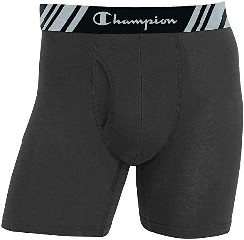 Champion Elite Boxer Boxer תקצירים 10 חבילה כל היום נוחות כפולה יבש X-Temp מעט לא מושלם