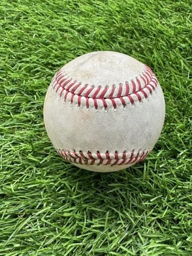 משוטט את משחק ריי המפרץ של פרנקו טמפה השתמש בבייסבול קריירה 8 משולש MLB Auth - משחק MLB השתמש בכדורי