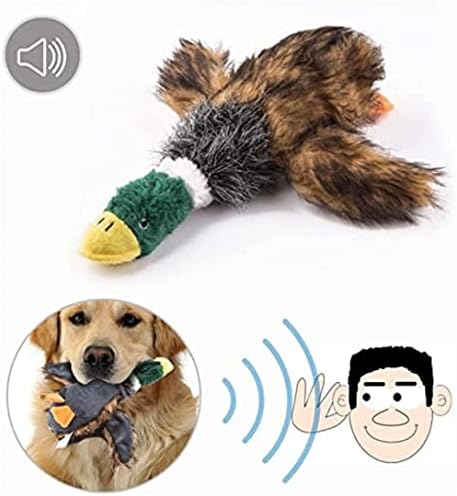 צעצועים של כלבי ברווז חיות מחמד, צעצוע כלבים חריק, צעצוע של כלב גורים קטיפה לצעצועים לכלבים בינוניים