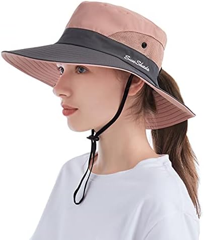 נשים רחב שוליים שמש כובעי מתקפל הגנה חוף דלי כובעי קוקו רשת דיג כובע