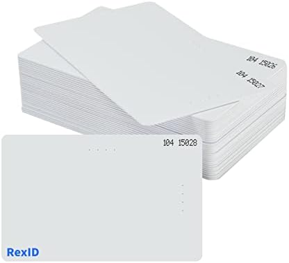 ברירת מחדל REXID 5 חבילה H10301 PVC כרטיס קרבה ISO למערכת בקרת גישה, הדומה לתבנית סטנדרטית של 26 סיביות