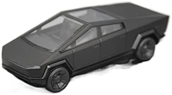דגם מכוניות בקנה מידה עבור טסלה CyberTruck סגסוגת דגם טנדר דיאסט מתכת מתכת לרכב רכב דגם 1/64 פרופורציה