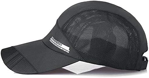בייסבול חיצוני מתקפל שמש כובע מהיר יבש למבוגרים כובע רשת קרם הגנה כובע בייסבול כובעי כדור כובע ירוק