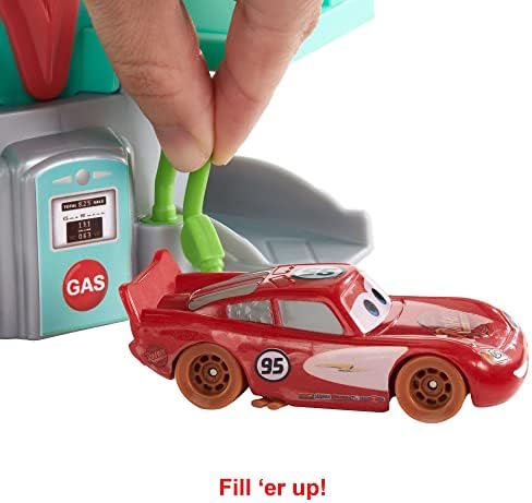 ​דיסני ופיקסאר מכוניות צעצועים, משחק עם 2 כלי רכב, רדיאטור ספרינגס הר מירוץ ​​​