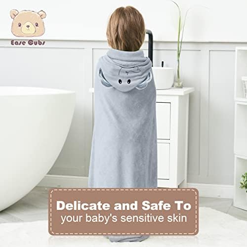 להקל קאבס 18-חתיכה במבוק תינוק אמבטיה מגבת מיקרופייבר מטלית סטים, תינוק רישום חיפוש יסודות עבור בנים